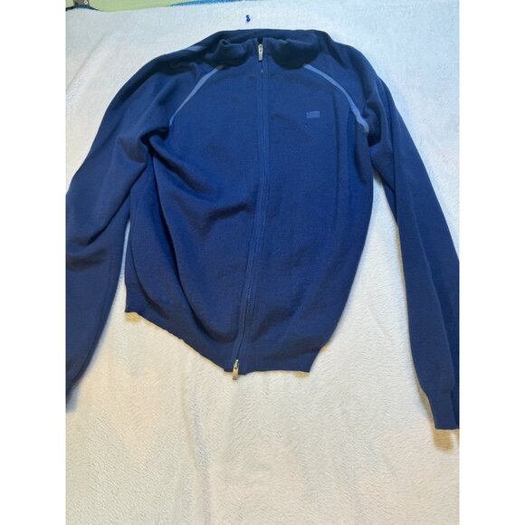US Airways Jacket Mens MedWool Blend Full Zip Blue by Stan Herman Workwear NEW - Picture 1 of 12